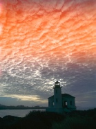 Brilliant Sky Over Lighhthouse